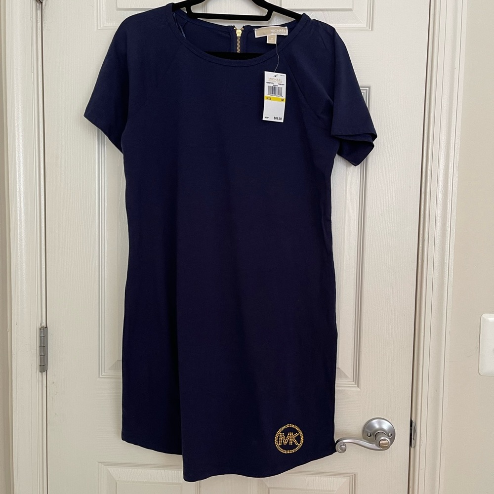 NWT Micheal Kors Navy Dress